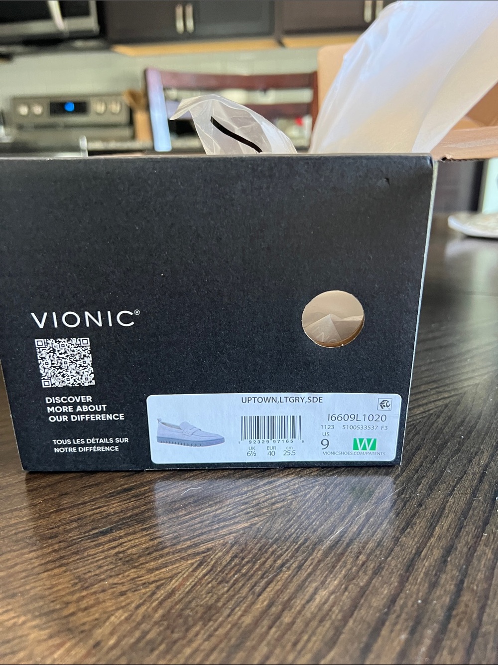 Vionic Men’s Suede Penny Loafer — Light Beige - Picture 5 of 5